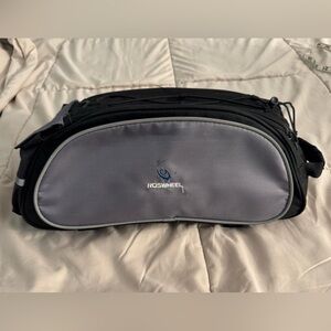 Roswheel Black and Gray rack top Bag.commuter dream
